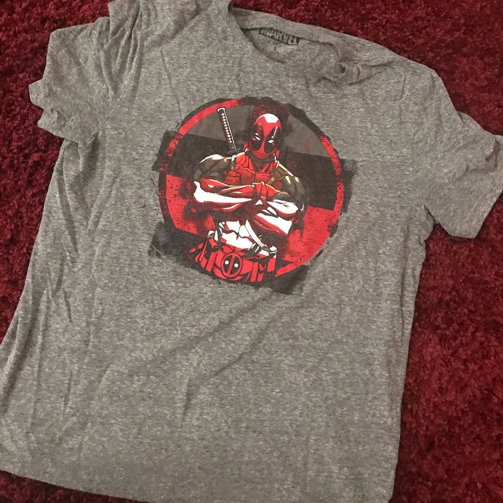 Gray Deadpool Shirt